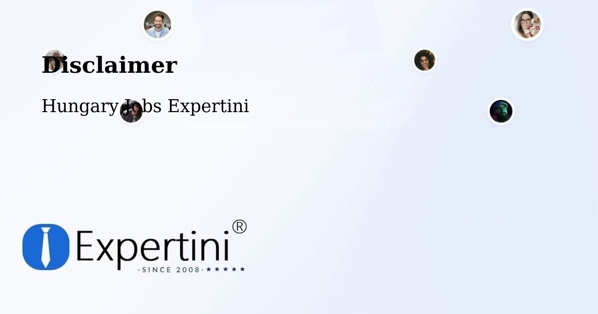 Disclaimer – Ebes - Hungary Jobs Expertini